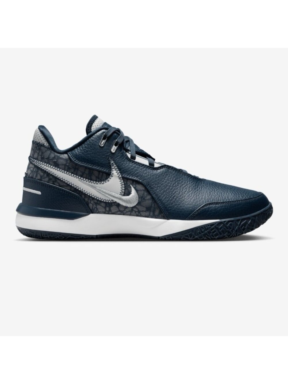 Nike Zoom LeBron NXXT Gen AMPD Armory Navy Leather NBY FJ1566-400 Men’s 9.5